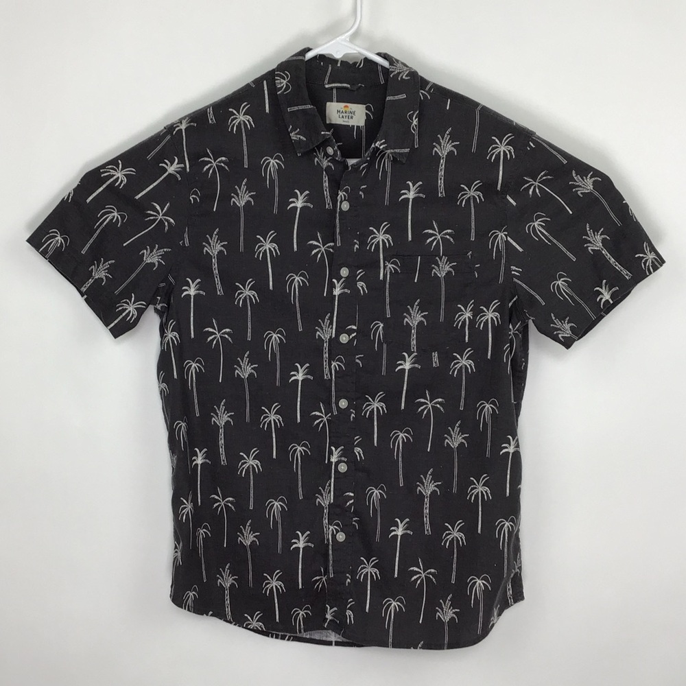 Marine Layer men’s short sleeve button up shirt small